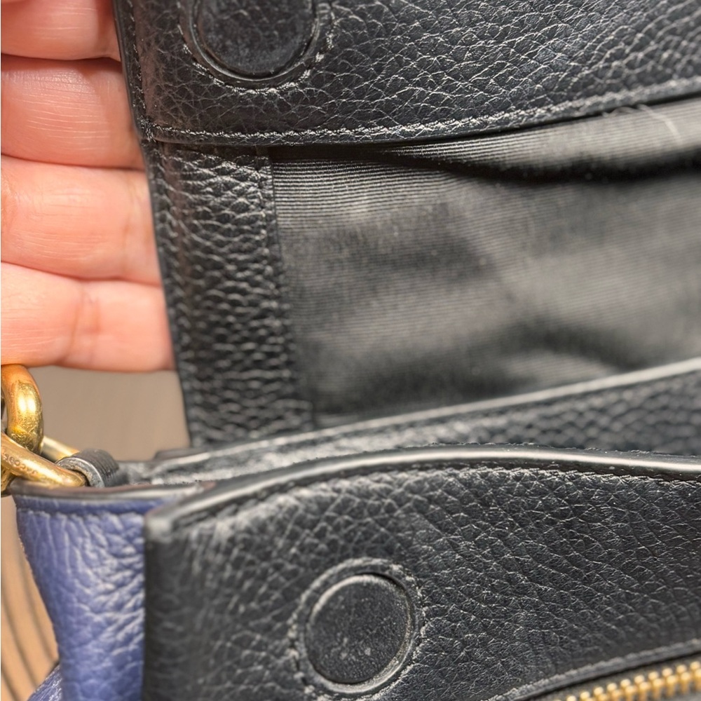 Marc Jacobs Black and Blue Crossbody Bag - Picture 10 of 16